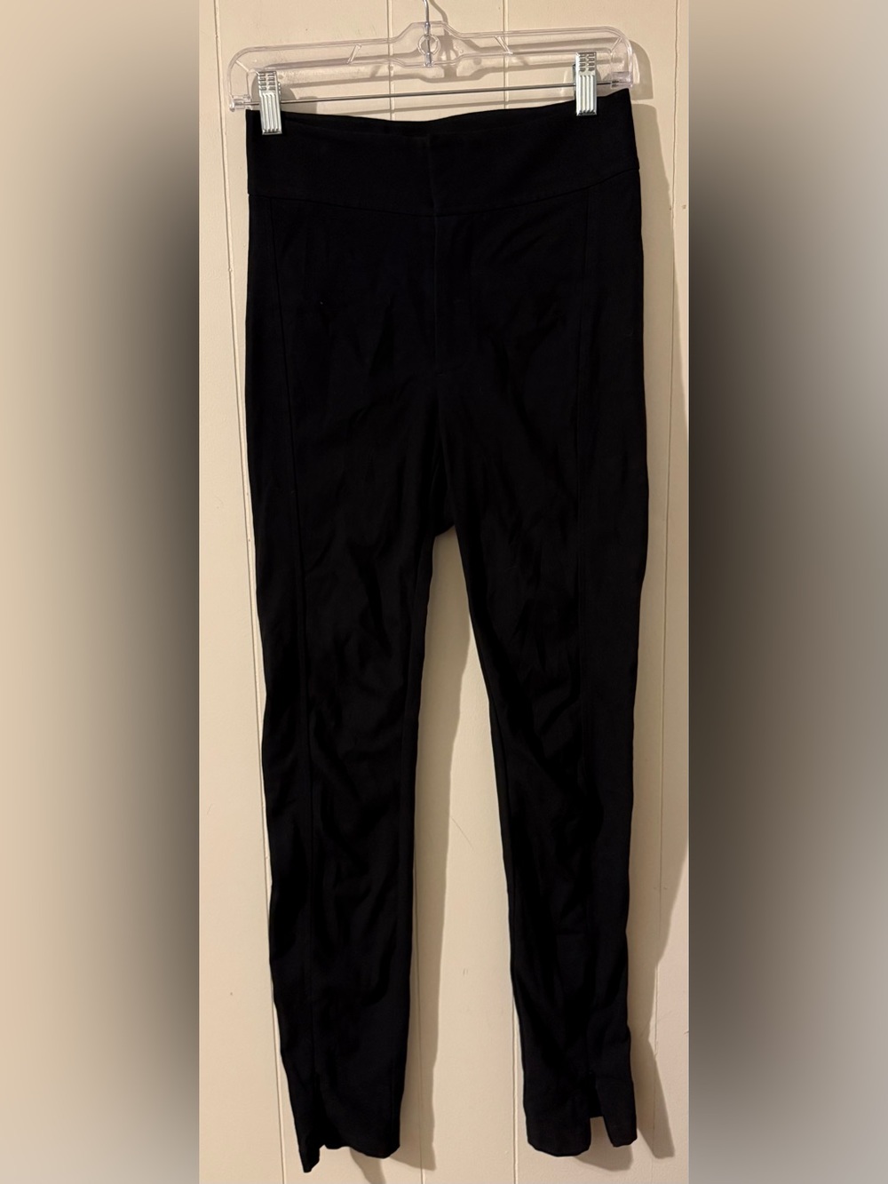 AYR Black Women’s Skinny Pant with Ankle Zipper, Size 4